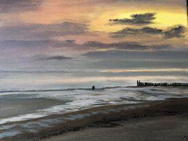 Zomeravond-aan-zee